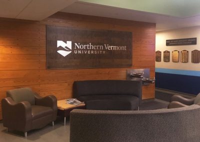 Northern Vermont University Signage