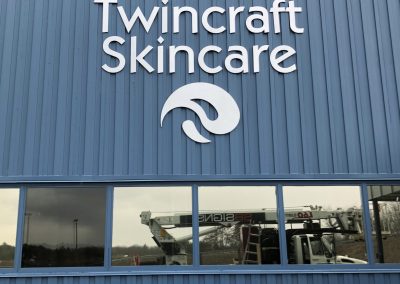 Twincraft Skincare Signage