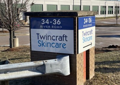 Twincraft Skincare Signage