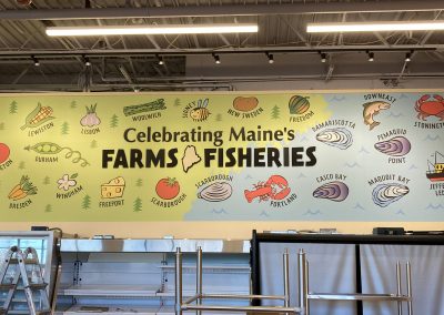 Farms Fisheries Wall Sign