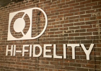 Hi-Fiedelity Building Sign