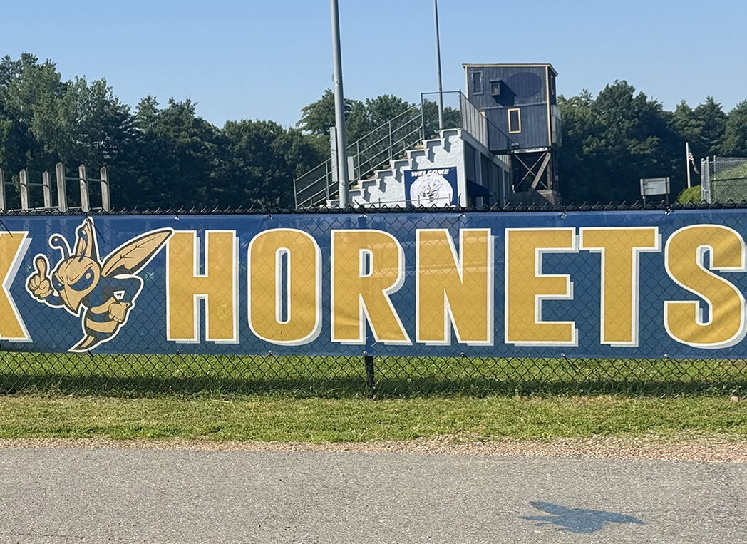 Hornets Mesh Field Banner